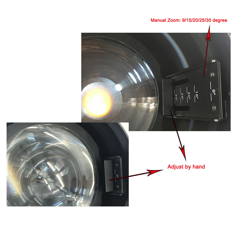 COB 100w par light IP44 (manual Zoom)